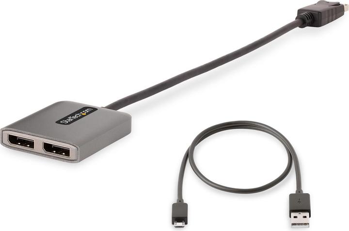 Produktbild StarTech 2-Port Displayport Mst Hub (DVI, 30 cm)