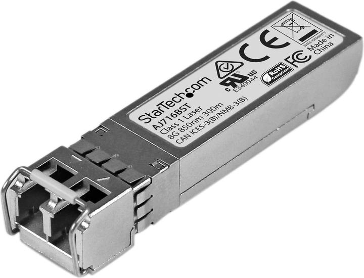 Actual product image StarTech 8 Gb Fibre Channel Short Wave B-series SFP+ - HP AJ716B compatible - SFP+ short wave transceiver