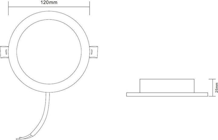 Produktbild Okko Recessed LED Light Epirus 6w Round