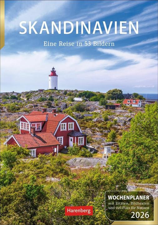 Immagine prodotto Harenberg Skandinavien Wochenplaner 2026 - Eine Reise in 53 Bildern