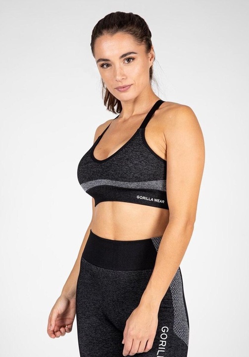 Image du produit Gorilla Wear Selah Seamless Sports Bra - noir (S/M)