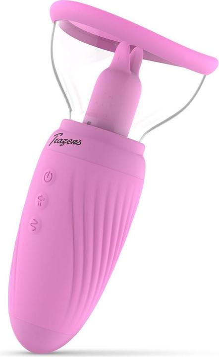 Actual product image Teazers Suction Cup with Clitoris Vibrator