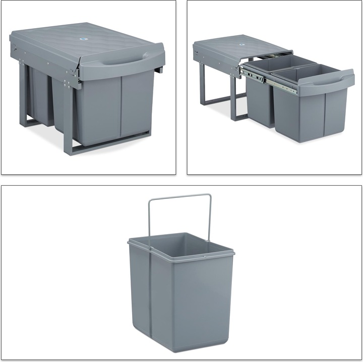 Immagine prodotto Relaxdays pattumiera-estraibile (15 l)
