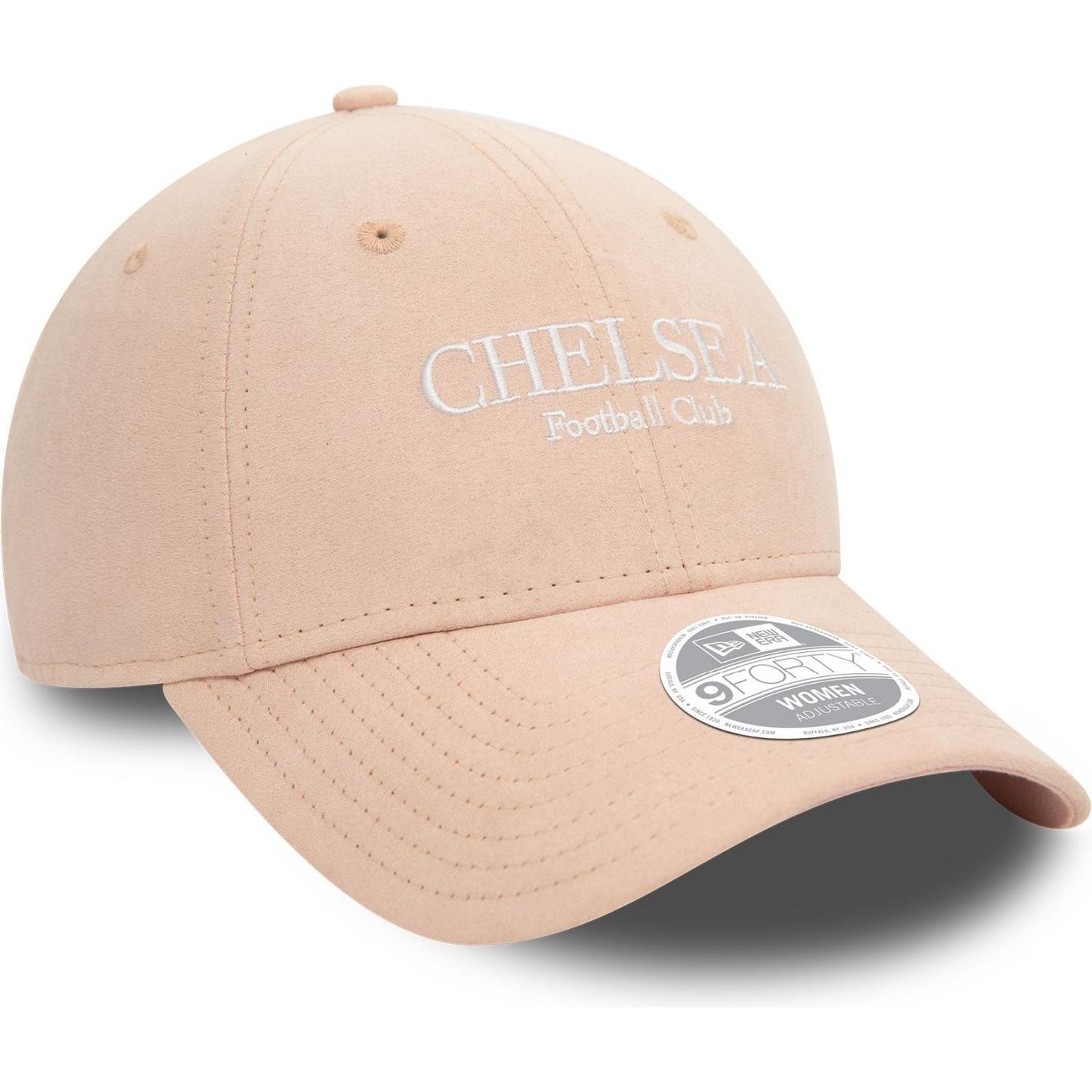 Thumbnail - New Era, Damen, Cap, 9Forty Strapback Damen Cap - SUEDE FC Chelsea rosa, Rosa