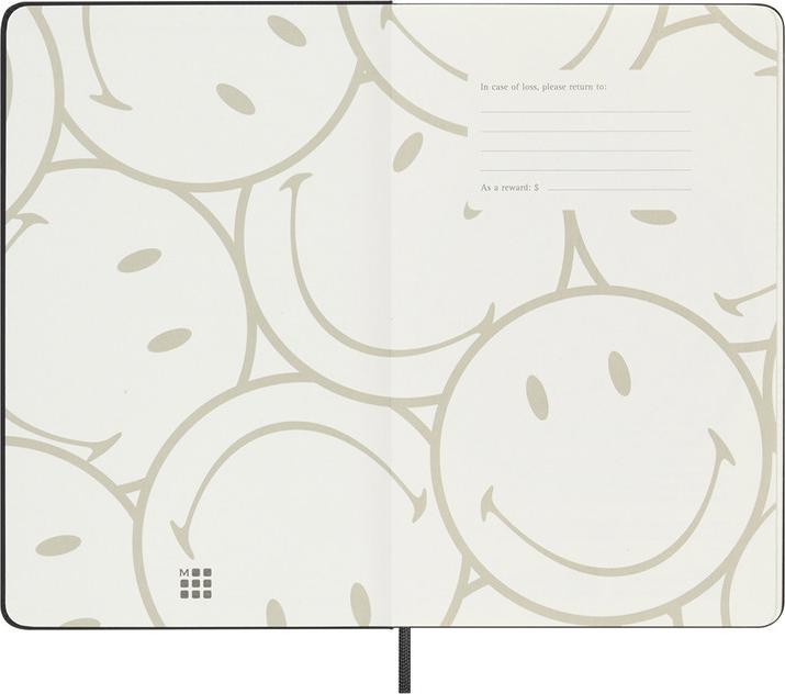 Produktbild Moleskine Smiley (21 x 13 cm, Liniert, Harter Einband)
