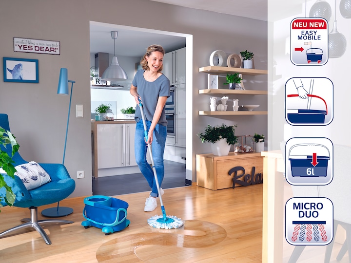 Produktbild Leifheit Set CLEAN TWIST Disc Mop Ergo Mobile (1 Stk.)
