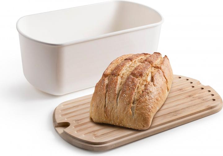 Produktbild Ibili Brotkorb mit Schneidebrett 34 x 18 x 13 cm Praktisches Schneidebrett mit integrierter Aufbewahrung