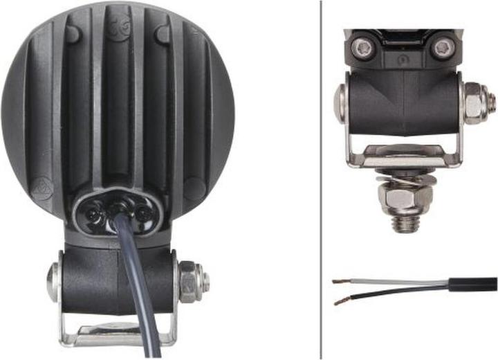 Actual product image Hella LED worklights for AEBI