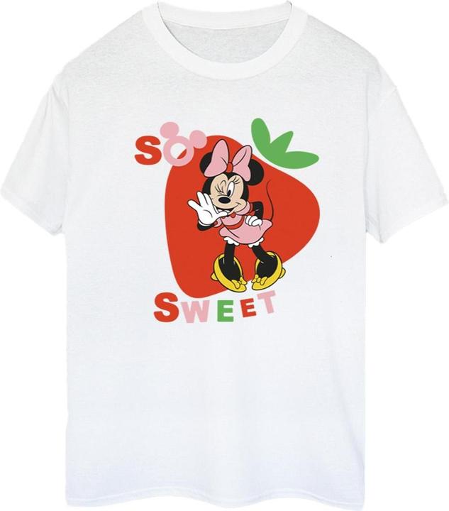Immagine prodotto Disney Minnie Mouse So Sweet Strawberry Maglietta Ampia Donna (M)