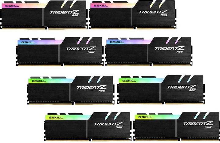 Produktbild G.Skill Trident Z RGB (8 x 8GB, 3200 MHz, DDR4-RAM, DIMM)