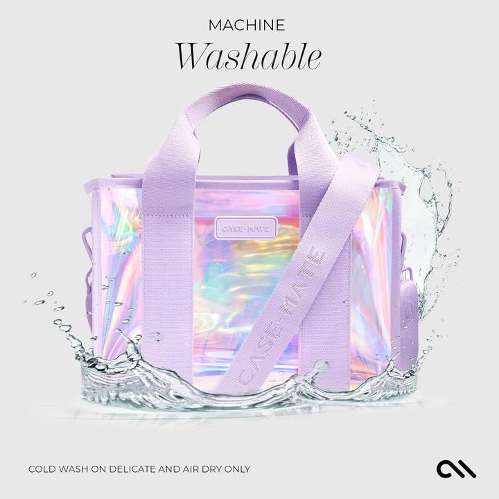 Produktbild Case-Mate Soap Bubble Mini-Strandtasche – wasserdichte Umhängetasche (irisierend)
