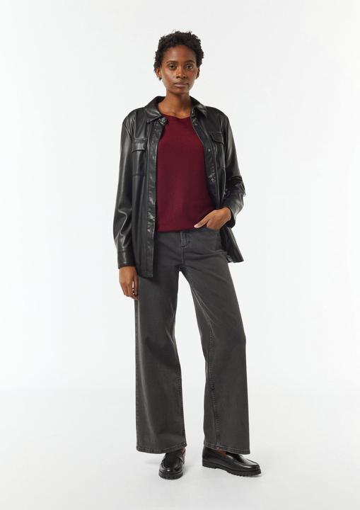 Actual product image Comma Strickpullover Strickpullover mit Glitzergarn (36)