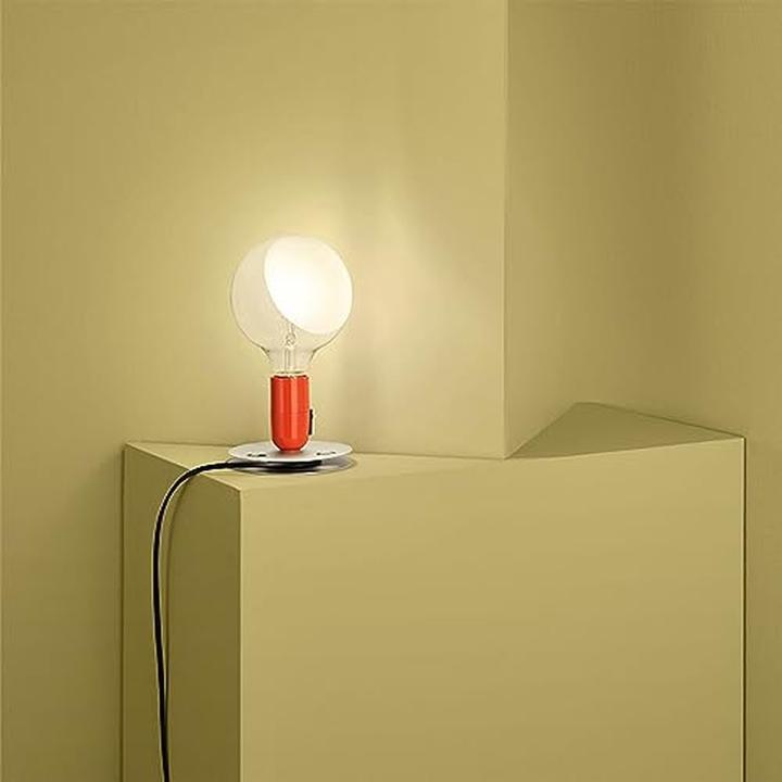 Actual product image Flos Lampadina Table Lamp with Dimmable Bulb by Achille Castiglioni