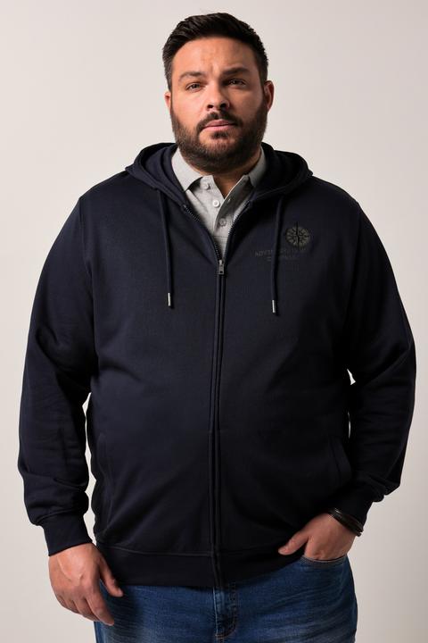 Actual product image Men+ Kapuzen-Sweatjacke, Print (4XL)