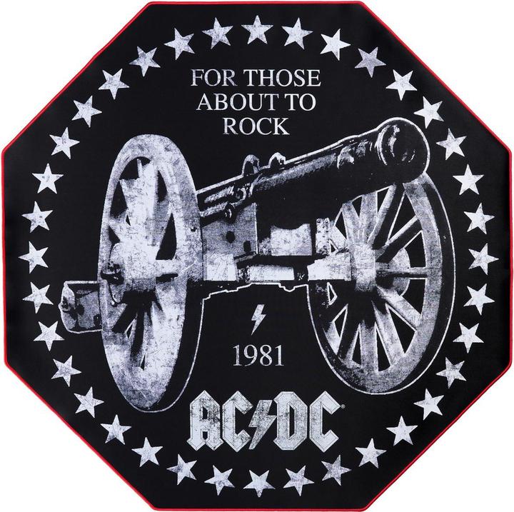 Actual product image Subsonic Gaming Floor Mat AC/DC (100 x 100 cm)