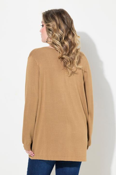 Produktbild Miamoda Pullover, A-Linie, Metallic-Marmormuster (56)