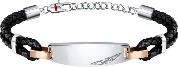 Sector Herrenarmreif SZV75 Stahl 22 cm (22 cm, Acier, Argent, Métal)