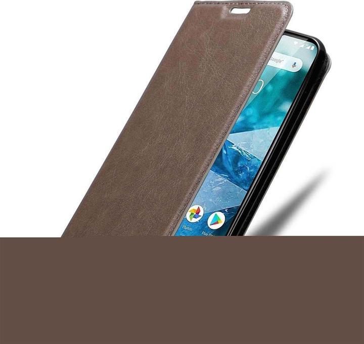 Actual product image Cadorabo Book Invisible Magnet Cover (Nokia 7.1)