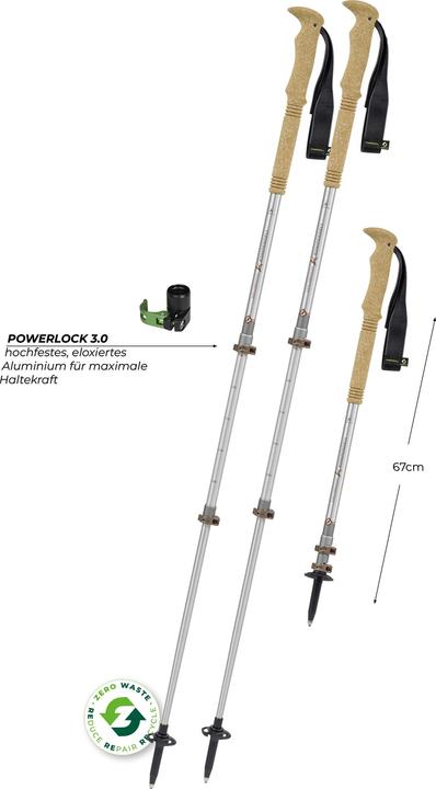 Image du produit Komperdell Explorer Zero Cork (105 cm, 140 cm)