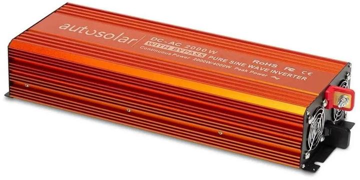 Actual product image Autosolar Inverter with bypass 24 V DC to 230 V AC 2000 W