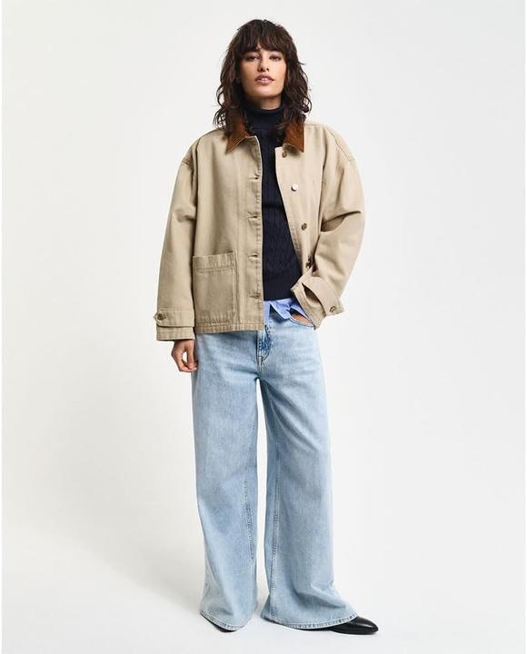 Actual product image GANT Stretch Cotton Cable Turtleneck Pullover (M)