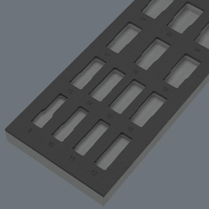 Actual product image Wera 9835 Schaumstoffeinlage 6007 Joker 11 Set 1, ohne Werkzeug