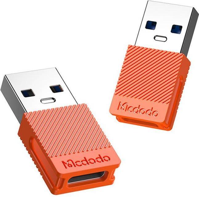 Actual product image Mcdodo USB-C to USB 3.0 adapter, OT-6550 (orange) (USB, 2.95 cm)