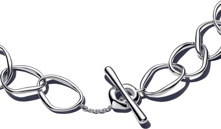 Actual product image Pandora Organisch Geformtes Gliederarmband (19 cm, 14 carat gold plating)