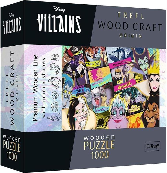 Produktbild Trefl Holz Puzzle - Villains Wiedersehen (1000 Teile)