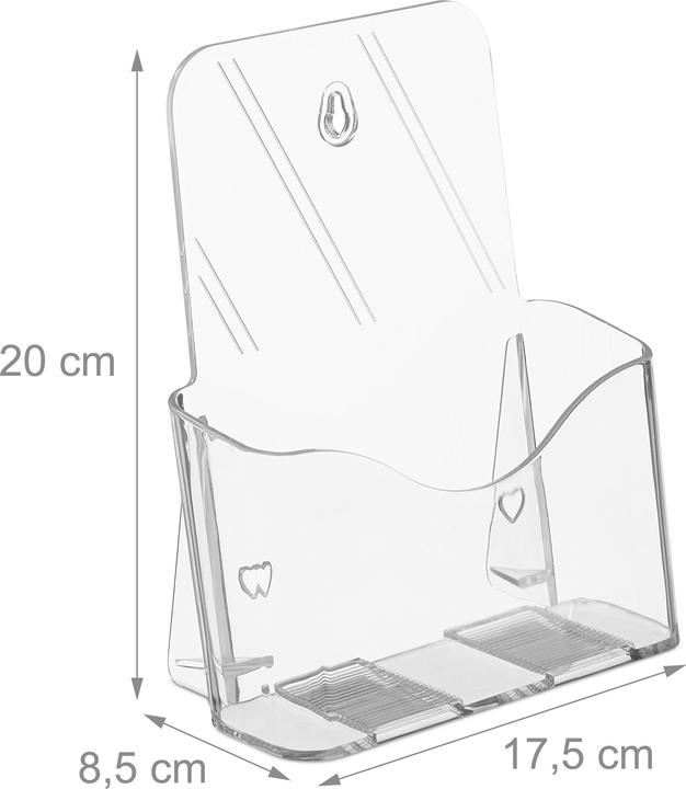 Productafbeelding Relaxdays 10x brochurestandaard (A5)