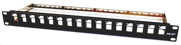 LEXI-Net 19" modulární patch panel 16port, černý