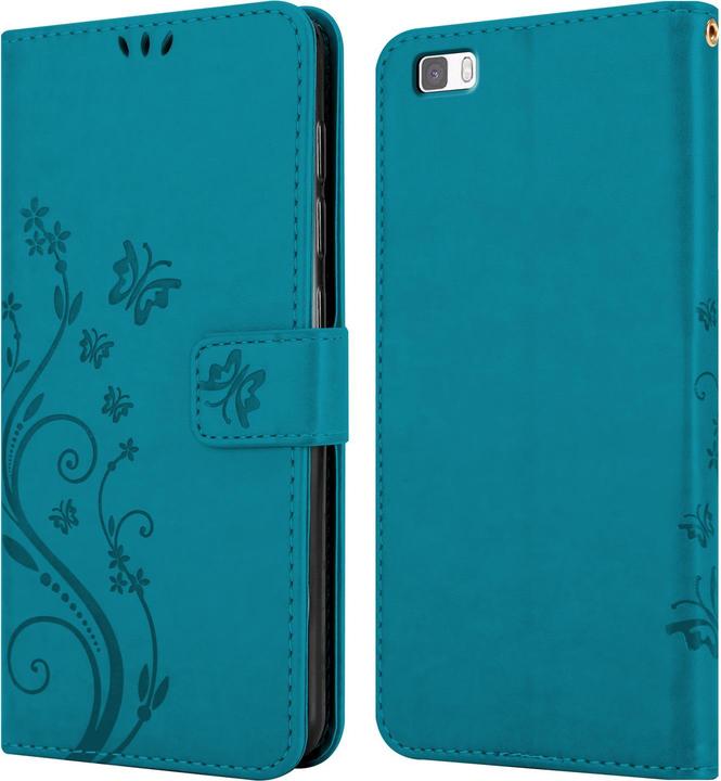 Produktbild Cadorabo Flower Book Cover (Huawei P8 Lite)