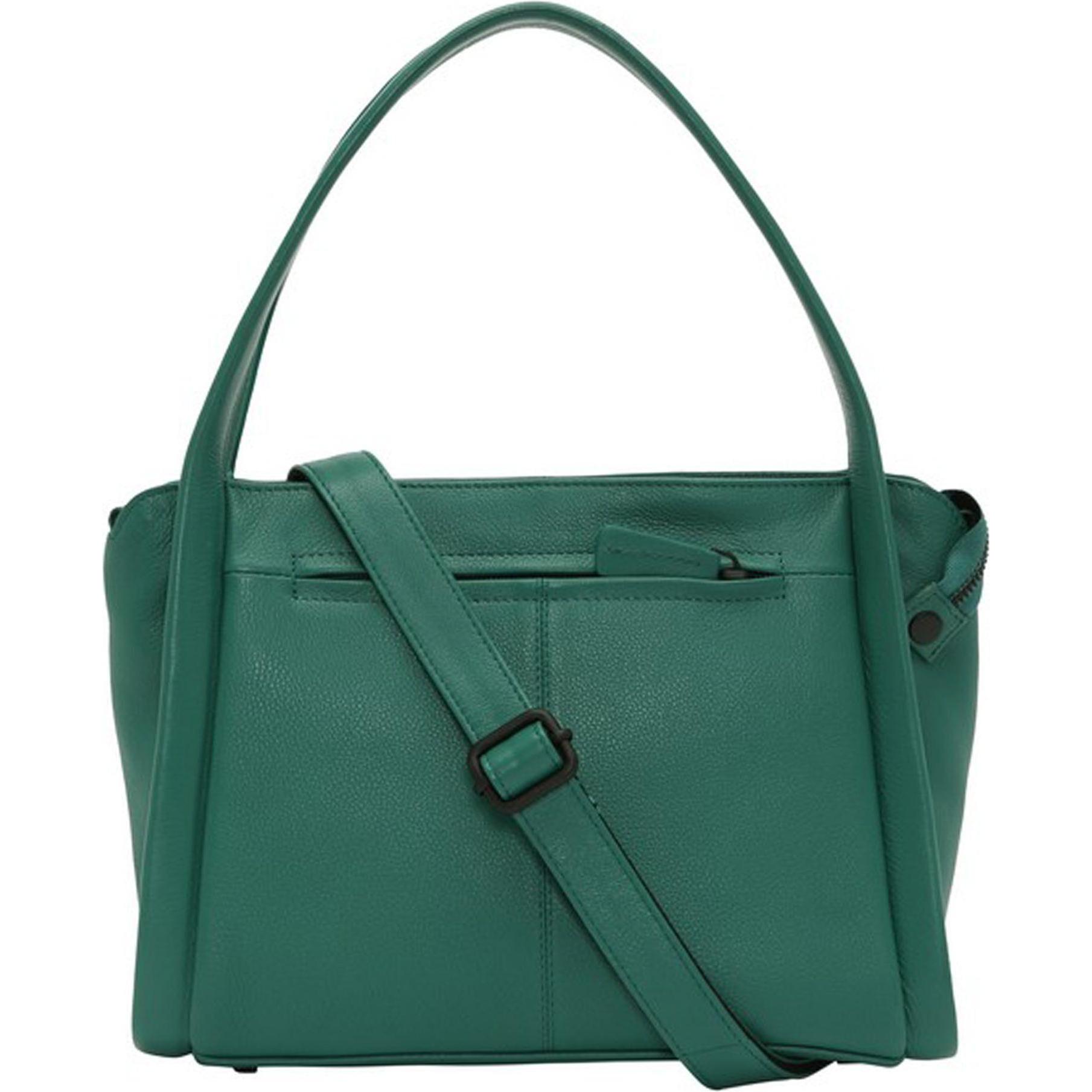 Thumbnail - Voi, Handtasche, 4Seasons Schultertasche Leder 29 cm, Grün