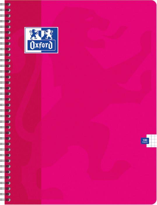 Actual product image Oxford Spiral notebook, 240 x 320 mm, squared, 90 sheets (240 x 320 mm, Checked)