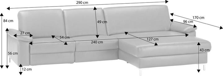 Actual product image Dieter Knoll Collection Latina-L (Corner sofa)