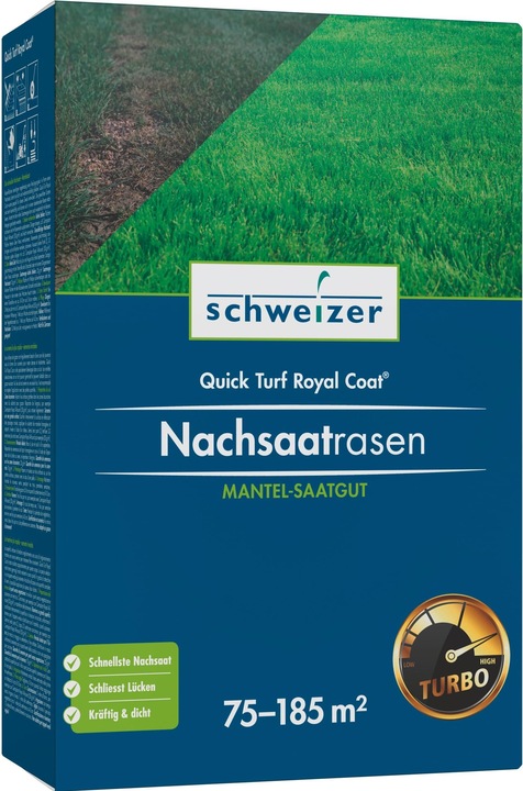 Schweizer Manteau royal QuickTurf (Réensemencement de la pelouse)