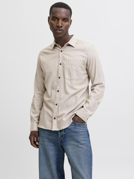 Produktbild Jack & Jones Jjeclassic Melange Shirt L/S Noos (L)