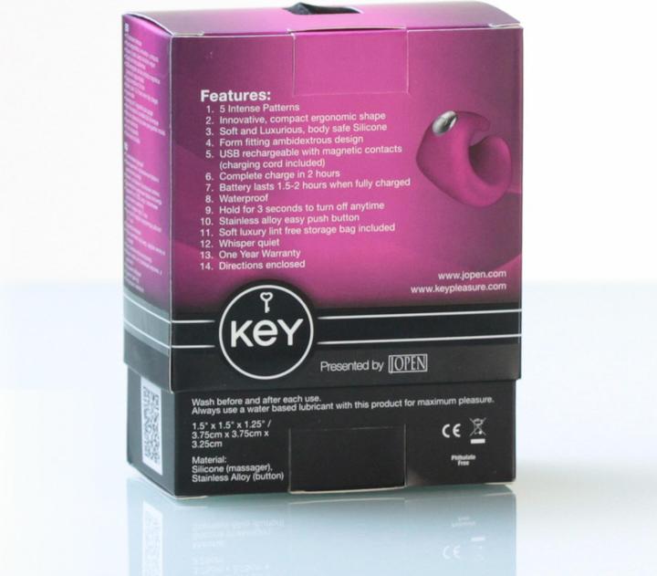 Produktbild KEY by Jopen Pyxis Finger Massager Pink