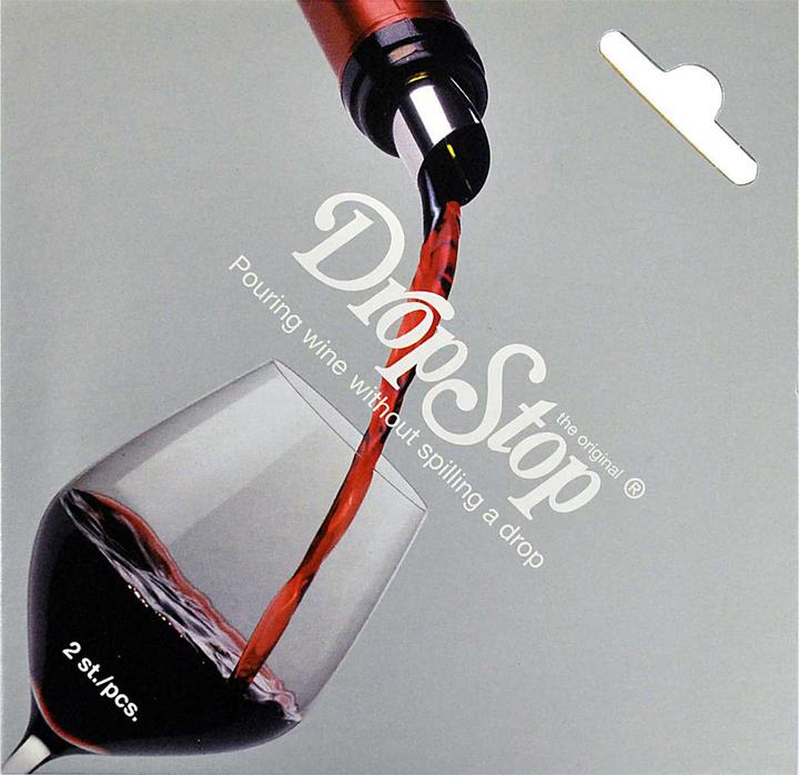 Produktbild Drop Stop 2 silberne Ausgiesser (Weinausgiesser)