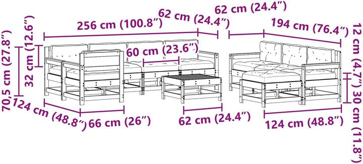 Produktbild vidaXL Garten-Lounge-Set