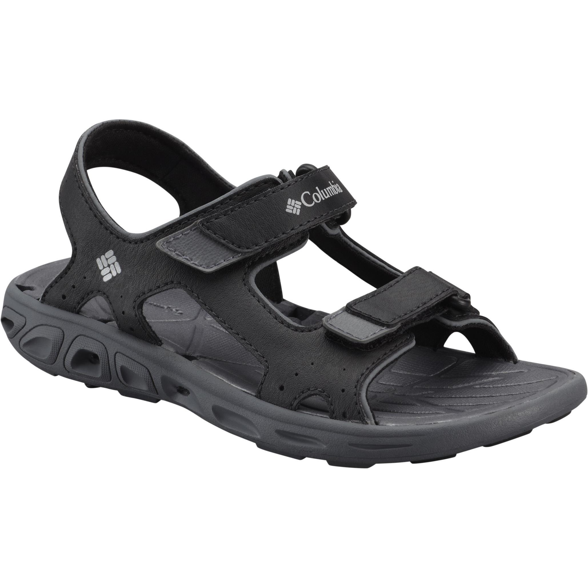 Columbia, Unisex, Sandalen, Techsun Vent Shoes Youth Black, Grey, Grau, (35)