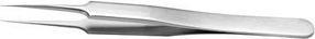 Immagine prodotto RS PRO Pinzetta in acciaio inossidabile resistente all'acido, punta fine, 110 mm
