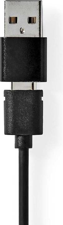 Produktbild Nedis PC Headset On-Ear, Stereo - Black (Kabelgebunden, USB-A)