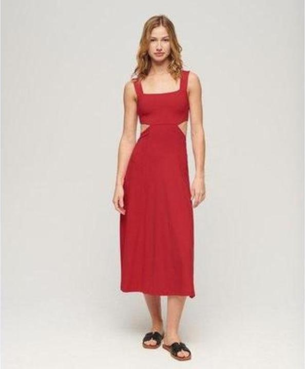 Image du produit Superdry Robe Midi En Jersey Découpé (42)