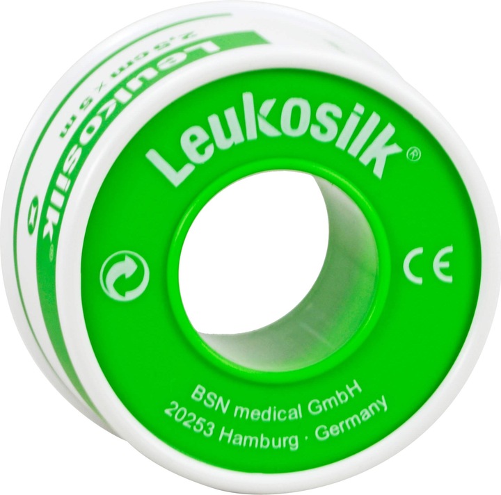 Produktbild BSN Leukosilk 2,5 cm x 5 m Fixierpflaster, 1 St. Pflaster (1 x)