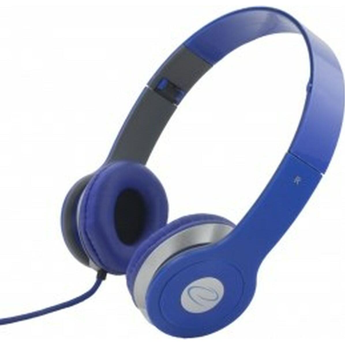 Esperanza EH145B TECHNO - hovedtelefon (Kabelgebunden), Kopfhörer, Blau