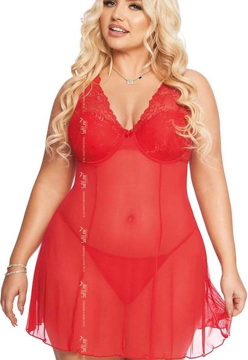 Produktbild Softline Negligee in rot (3XL)