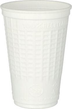 Starpak 50 tazze termiche, PP 0,25 l Ø 7,8 cm - 11 cm bianco (50 x)