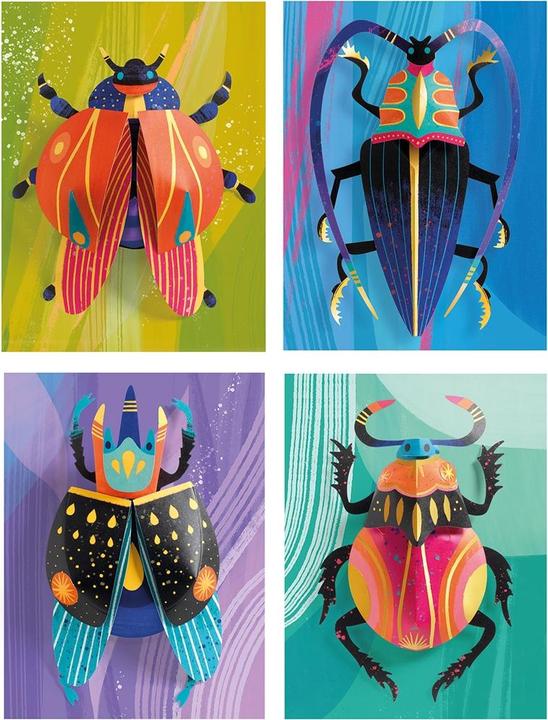 Actual product image Djeco 3D Bilder Papierkäfer