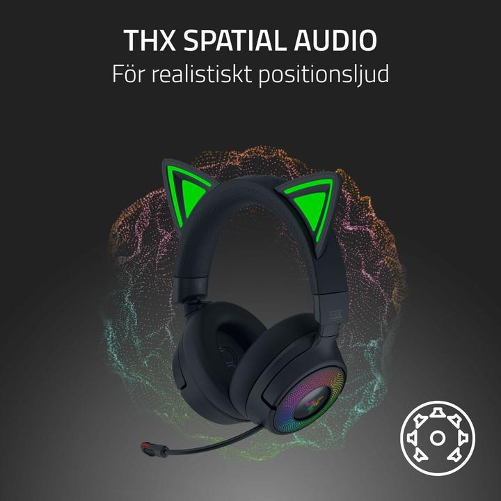 Actual product image Razer Kraken Kitty V3 Pro - Black (Wireless)